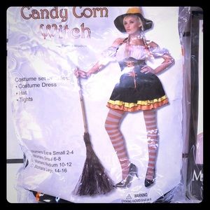 Woman’s Candy Corn Witch costume